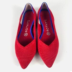 Rothy's Red Point Flats